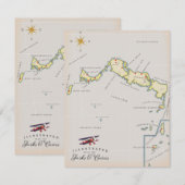 Illustratieve kaart van de kaart van Turken en Cai (Voorkant / Achterkant)