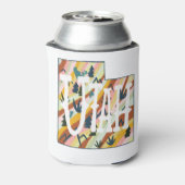 Illustratieve kaart van de staat Utah Blikjeskoeler (Blikje Achterkant)