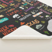 Illustratieve kaart van de Verenigde Staten. Poste Sherpa Deken (3/4)