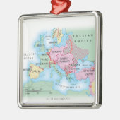 Illustratieve kaart van Europa Metalen Ornament (Links)