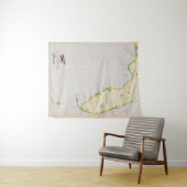 Illustratieve kaart van Florida Wandkleed (In Situ (horizontaal))