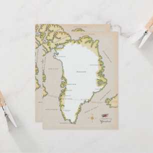 Illustratieve kaart van Groenland