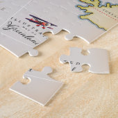 Illustratieve kaart van Groenland Legpuzzel (Zijkant)