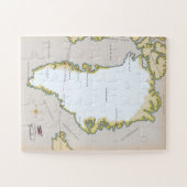 Illustratieve kaart van Groenland Legpuzzel (Horizontaal)