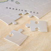 Illustratieve kaart van het Midden-Oosten. Legpuzzel (Zijkant)