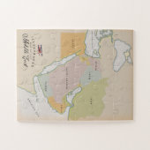 Illustratieve kaart van het Midden-Oosten. Legpuzzel (Horizontaal)