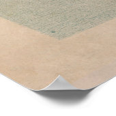 Illustratieve kaart van het oude Europa (1878) Poster (Hoek)