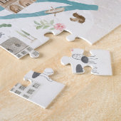 Illustratieve kaart van het Poster van Parijs Legpuzzel (Zijkant)