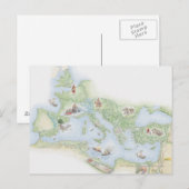 Illustratieve kaart van het Romeinse Rijk (Voorkant / Achterkant)