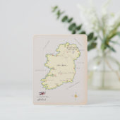 Illustratieve kaart van Ierland (Staand voorkant)