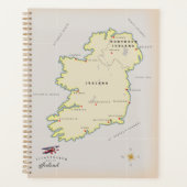 Illustratieve kaart van Ierland Planner (Voorkant)