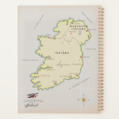Illustratieve kaart van Ierland Planner (Achterkant)