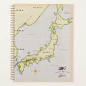 Illustratieve kaart van Japan Planner (Voorkant)