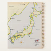 Illustratieve kaart van Japan Planner (Achterkant)