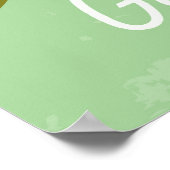 Illustratieve kaart van Louisiana, Verenigde State Poster (Hoek)