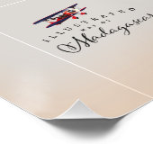 Illustratieve kaart van Madagaskar Perfect Poster (Hoek)