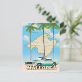 Illustratieve kaart van Mallorca (Staand voorkant)