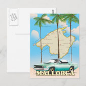 Illustratieve kaart van Mallorca (Voorkant / Achterkant)