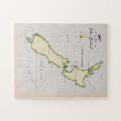 Illustratieve kaart van Nieuw-Zeeland Legpuzzel (Horizontaal)