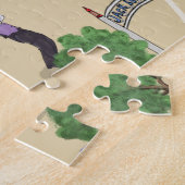 Illustratieve kaart van Oakland, meer van Merritt Legpuzzel (Zijkant)