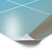 Illustratieve kaart van Sri Lanka Foto Afdruk (Hoek)