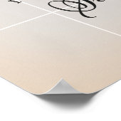 Illustratieve kaart van Sri Lanka Poster (Hoek)