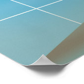 Illustratieve kaart van Sri Lanka Poster (Hoek)