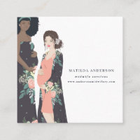 Illustratieve kleurstof + bloem-vroedvrouw