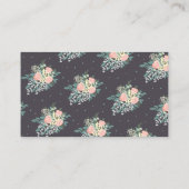 Illustratieve moedervlek: kleurrijk + bloem-vroedv visitekaartje (Achterkant)
