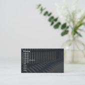 Illustratieve omheining en schaduw visitekaartje (Staand voorkant)