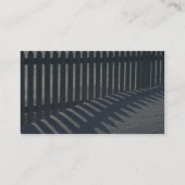 Illustratieve omheining en schaduw visitekaartje (Achterkant)