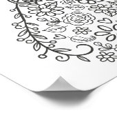 Illustratieve pagina voor het kleuren van weddensc poster (Hoek)