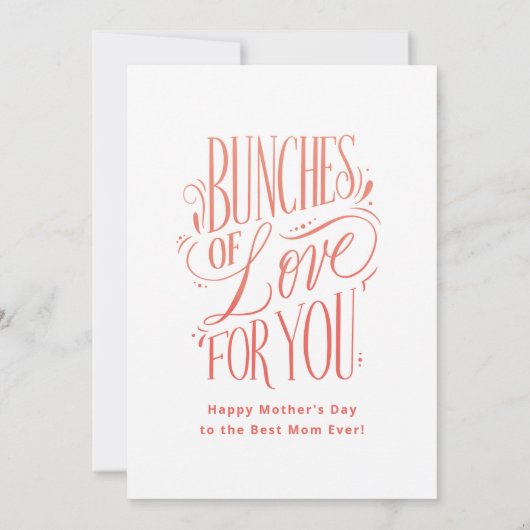 Illustratieve Peony-Moederdag Kaart (Achterkant)