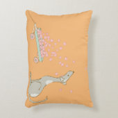 Illustratieve tekenfilm Dog Accent Kussen (Voorkant(Verticaal))