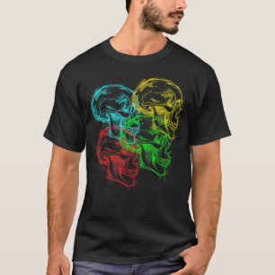 Illustratieve vaardigheden van Psychedelic Neon T-shirt