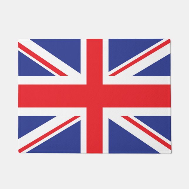 Illustratieve versie van de britse vlag deurmat (Voorkant)