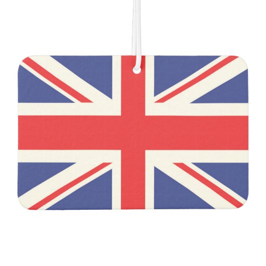 Illustratieve versie van de britse vlag luchtverfrisser (Voorkant)