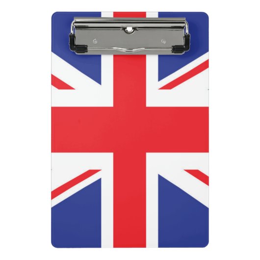 Illustratieve versie van de britse vlag mini klembord (Voorkant)