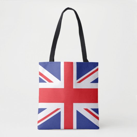 Illustratieve versie van de britse vlag tote bag (Voorkant)
