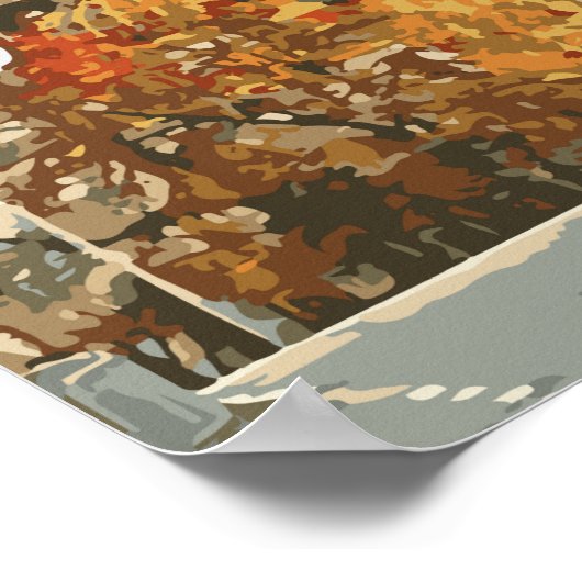 Illustratiewerk Moskou reizen Poster (Hoek)