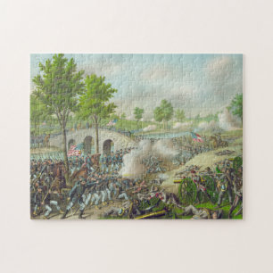Illustration Battle Antietam US Civil War, 1862, Legpuzzel