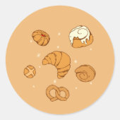 Illustration of bread ronde sticker (Voorkant)