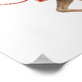 Illustration of early Samurai warrior on Poster (Hoek)