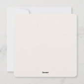 illustration of eiffel tower in paris feestdagenkaart (Achterkant)