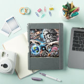  illustration of god creating the universe sticker (iPad Cover)