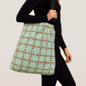 Illustration of hamburger patterns crossbody tas (Dichtbij)