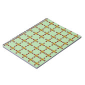 Illustration of hamburger patterns notitieboek (Linkerzijde)