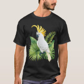 Illustration of parrot cockatoo t-shirt (Voorkant)