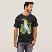 Illustration of parrot cockatoo t-shirt (Voorkant volledig)