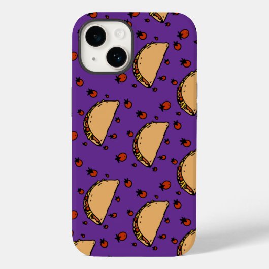 Illustration of tacos  Case-Mate iPhone case (Achterkant)